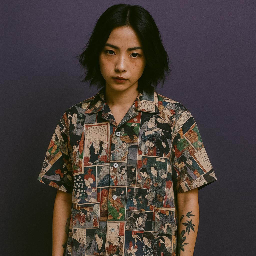 Ukiyo-e shirt