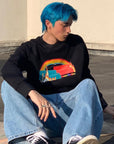 Rainbow sofa sweatshirt