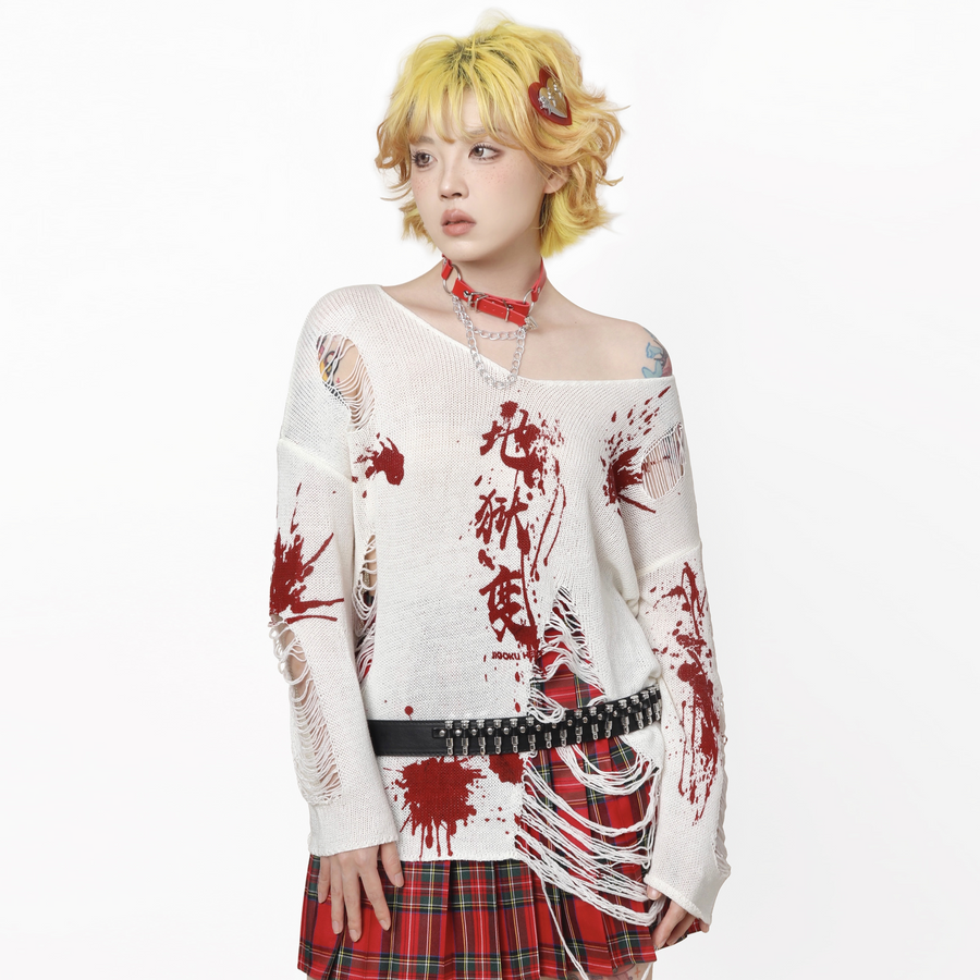 Blood pullover
