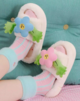 Flower slippers