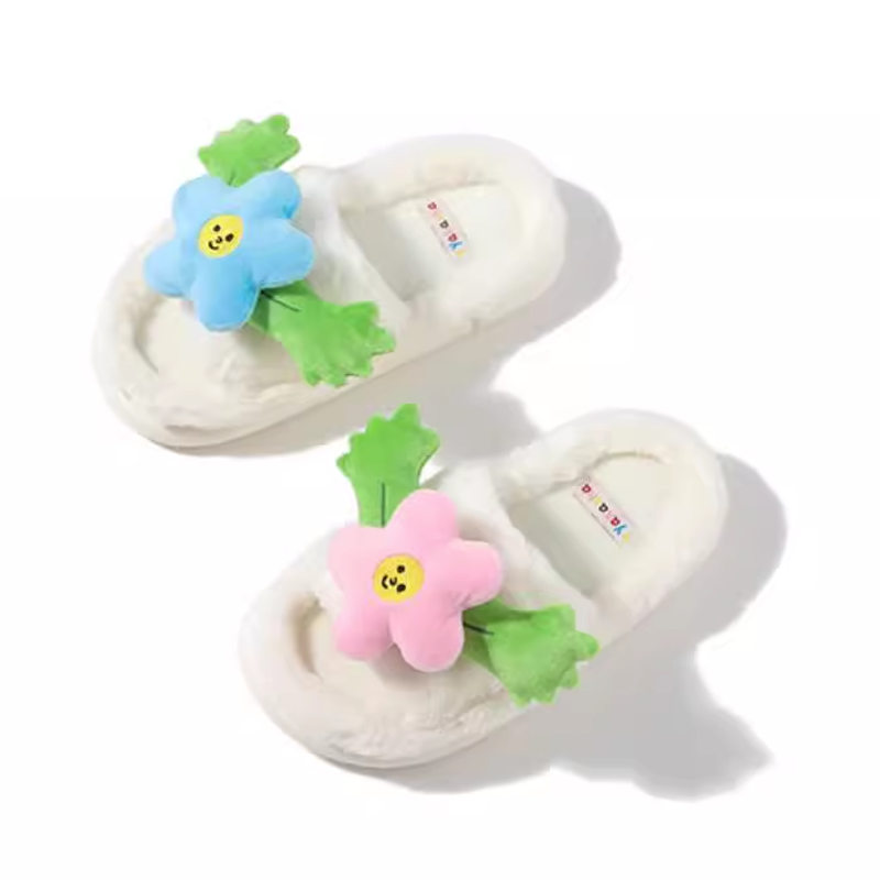 Flower slippers