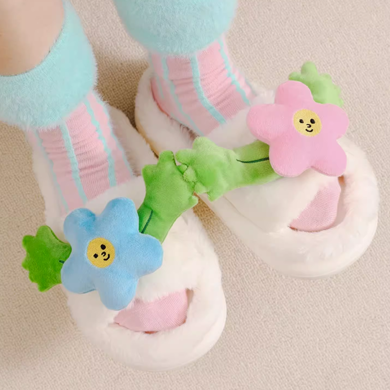 Flower slippers
