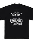 Say sorry T