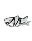 Sub shark pin