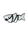 Sub shark pin