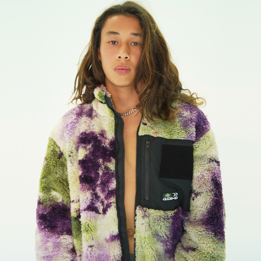 Dye fleece