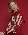 Lucky cat sweater