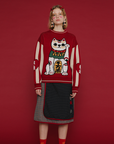 Lucky cat sweater